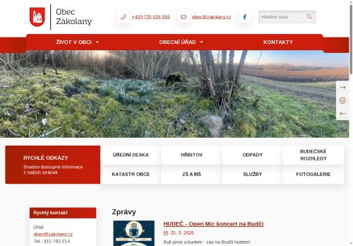 Zobrazit webové stránky Obecní úřad Zákolany