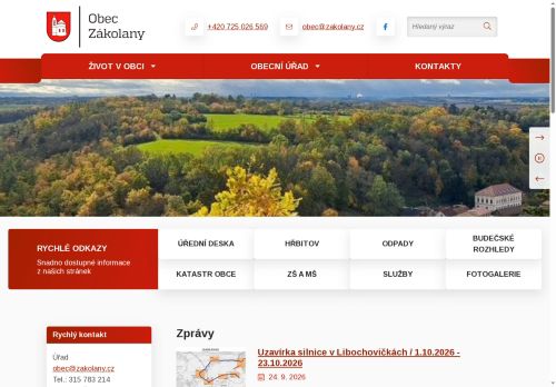 Zobrazit webové stránky Obecní úřad Zákolany