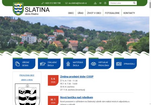 Zobrazit webové stránky Obecní úřad Slatina
