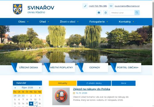 Zobrazit webové stránky Obecní úřad Svinařov