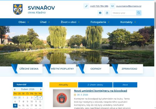 Zobrazit webové stránky Obecní úřad Svinařov