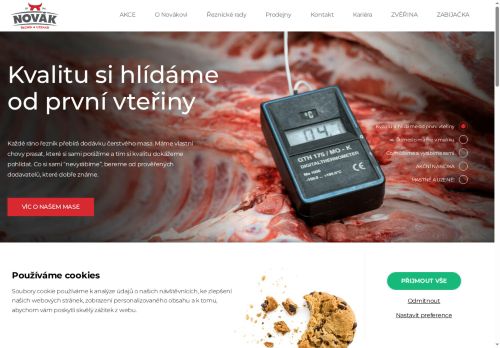 Zobrazit webové stránky Novák Maso - uzeniny