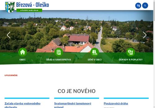 Zobrazit webové stránky Obecní úřad Březová-Oleško