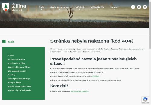 Zobrazit webové stránky Obecní úřad Žilina