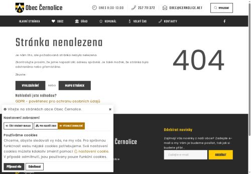 Zobrazit webové stránky Obecní úřad Černolice