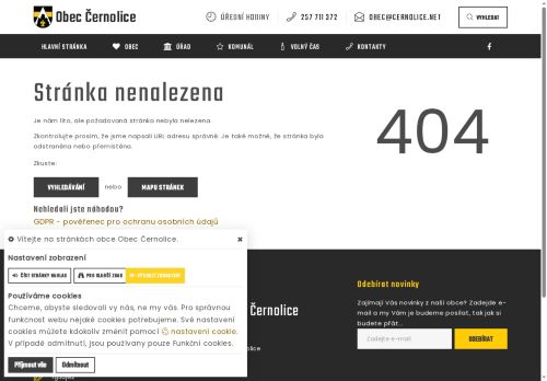 Zobrazit webové stránky Obecní úřad Černolice