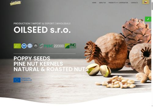 OILSEED s.r.o. nabízí práci na pozici MISTR ČISTÍCÍCH A BALÍCÍCH LINEK v obci Dvory