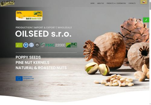 Webové stránky OILSEED s.r.o., Dvory
