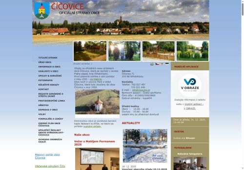 Zobrazit webové stránky Obecní úřad Číčovice