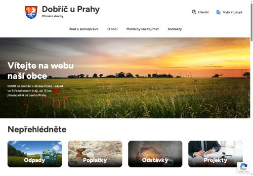 Zobrazit webové stránky Obecní úřad Dobříč