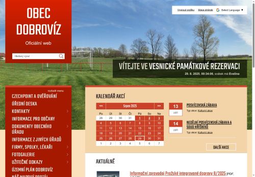 Zobrazit webové stránky Obecní úřad Dobrovíz