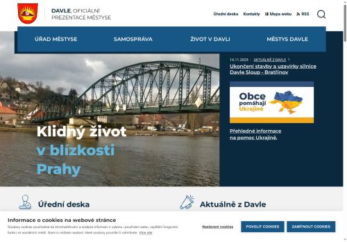 Zobrazit webové stránky Úřad městyse Davle