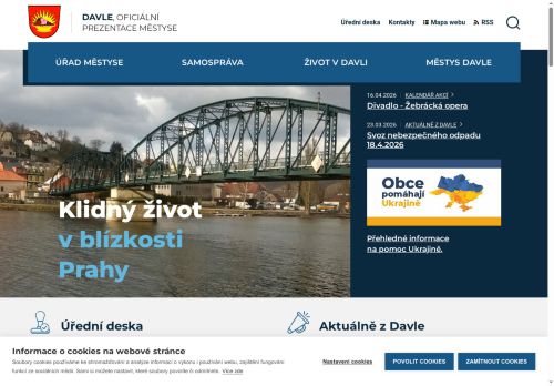 Zobrazit webové stránky Úřad městyse Davle
