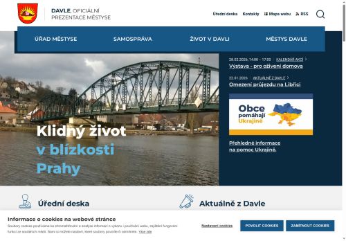 Zobrazit webové stránky Úřad městyse Davle