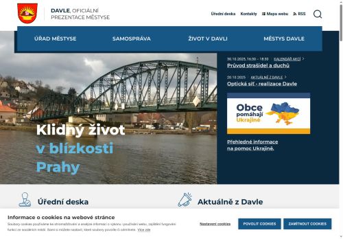 Zobrazit webové stránky Úřad městyse Davle