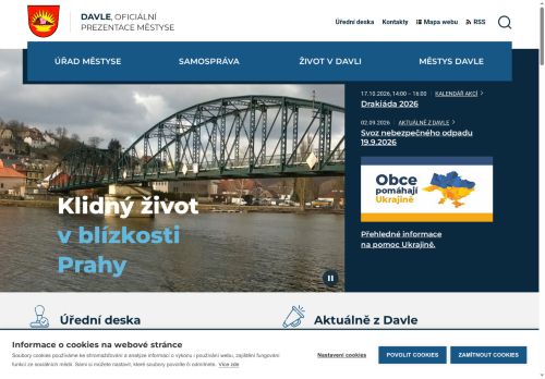 Zobrazit webové stránky Úřad městyse Davle