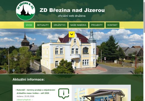 ZD Březina nad Jizerou, družstvo nabízí práci na pozici opravář zemědělských strojů v obci Mnichovo Hradiště