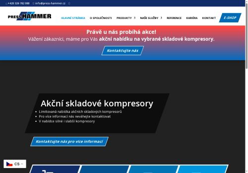 PRESS -  HAMMER,   s.r.o. nabízí práci na pozici Servisní technik v obci Mnichovo Hradiště