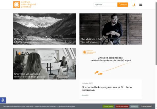 Zobrazit webové stránky Centrum adiktologické prevence, o.p.s.