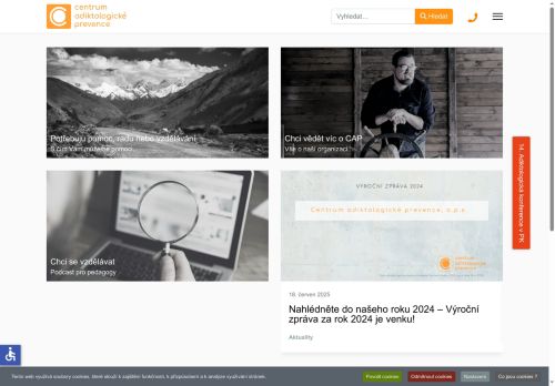 Zobrazit webové stránky Centrum adiktologické prevence, o.p.s.
