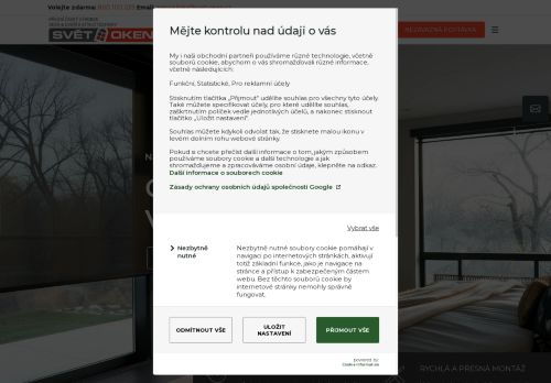 Zobrazit webové stránky Svět oken s.r.o. - pobočka Nymburk