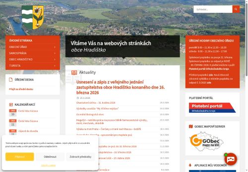 Zobrazit webové stránky Obecní úřad Hradištko