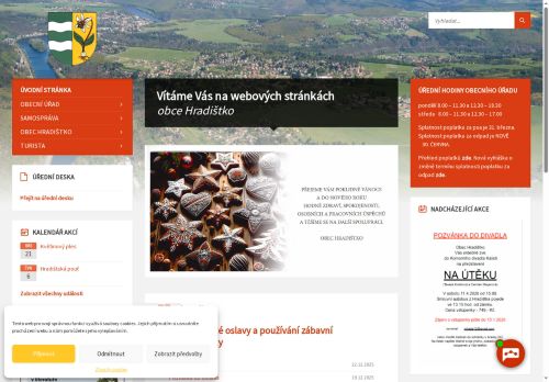Zobrazit webové stránky Obecní úřad Hradištko