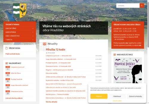 Zobrazit webové stránky Obecní úřad Hradištko