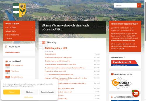 Zobrazit webové stránky Obecní úřad Hradištko