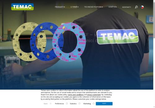 TEMAC, a.s. nabízí práci na pozici Dělník ve výrobě - pomocné práce v obci Zvěřínek