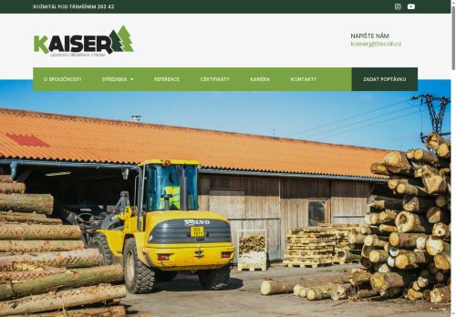 KAISER transport s.r.o. nabízí práci na pozici Řidiči tahačů v obci Rožmitál pod Třemšínem