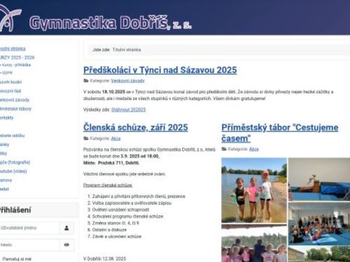 Gymnastika Dobříš