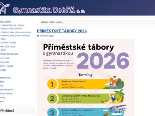 Gymnastika Dobříš