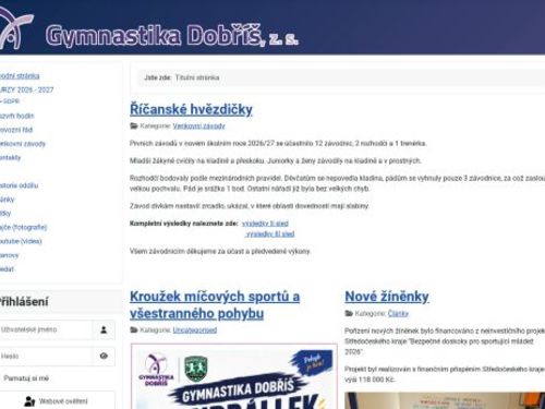 Gymnastika Dobříš