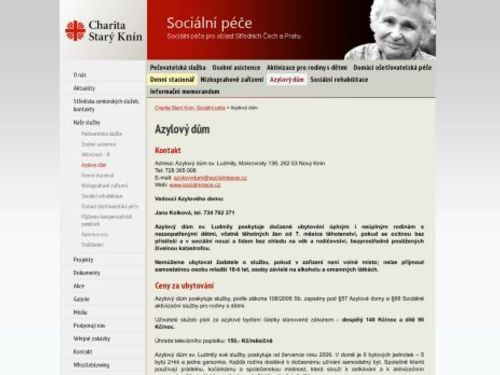 Azylový dům sv. Ludmily v Mokrovratech