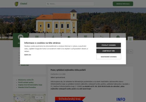 Zobrazit webové stránky Obecní úřad Choteč