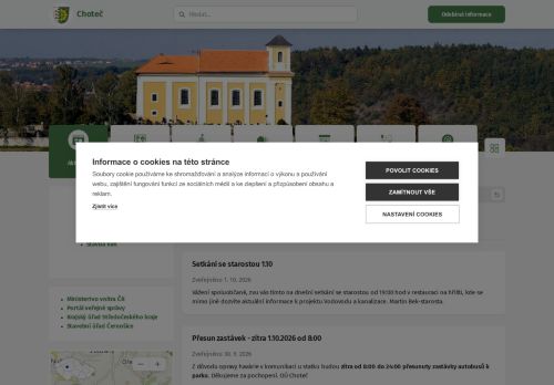 Zobrazit webové stránky Obecní úřad Choteč