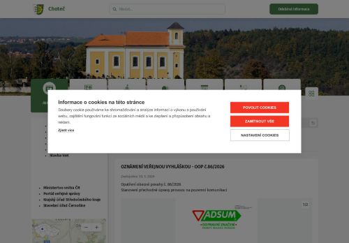 Zobrazit webové stránky Obecní úřad Choteč