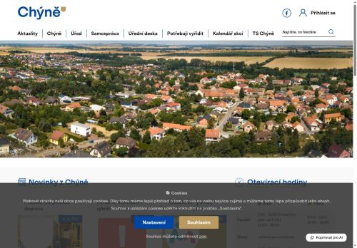 Zobrazit webové stránky Obecní úřad Chýně