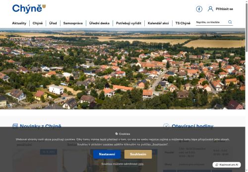 Zobrazit webové stránky Obecní úřad Chýně