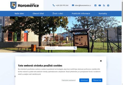 Zobrazit webové stránky Obecní úřad Horoměřice