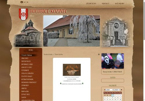 Zobrazit webové stránky Obecní úřad Holubice