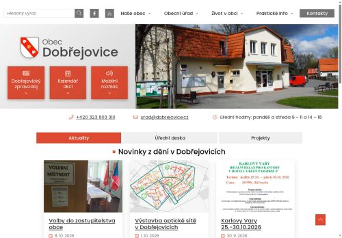 Zobrazit webové stránky Obecní úřad Dobřejovice