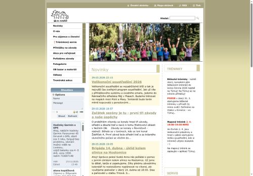 Zobrazit webové stránky Oddíl orientačního běhu Dobříš