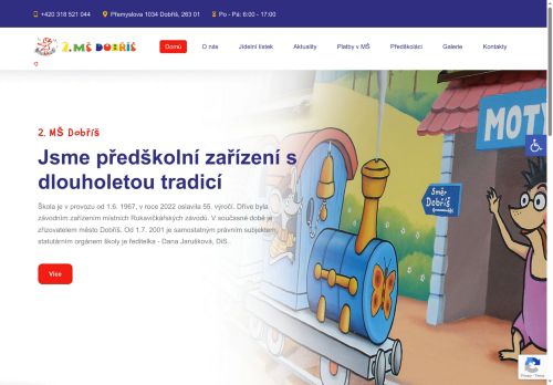Zobrazit webové stránky 2. MŠ Dobříš