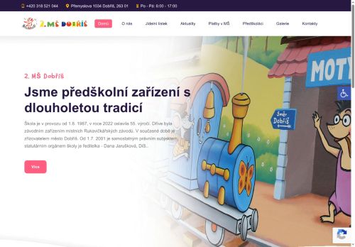 Zobrazit webové stránky 2. MŠ Dobříš