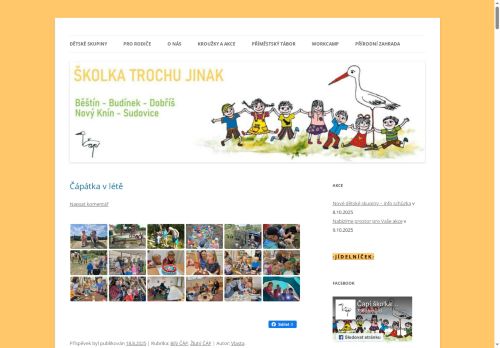Zobrazit webové stránky Dětská skupina Čáp-Doosan