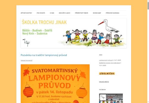 Zobrazit webové stránky Dětská skupina Čáp-Doosan