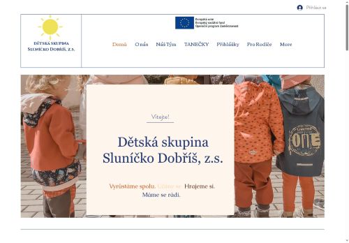 Zobrazit webové stránky Dětská skupina Sluníčko