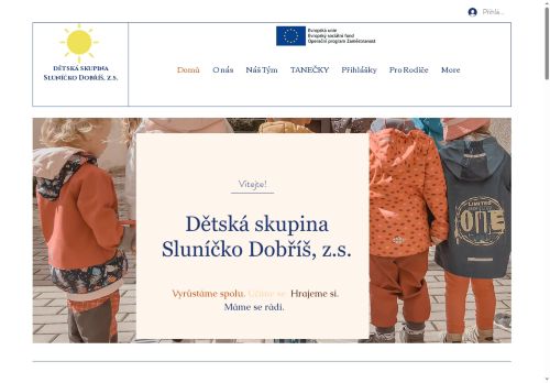 Zobrazit webové stránky Dětská skupina Sluníčko